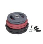 Set Discos y Pinzas Power Disk O'Live Fitness Premium