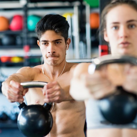 Kettlebell De Goma O'Live,4 kg