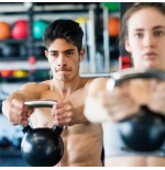 Kettlebell De Goma O'Live,4 kg