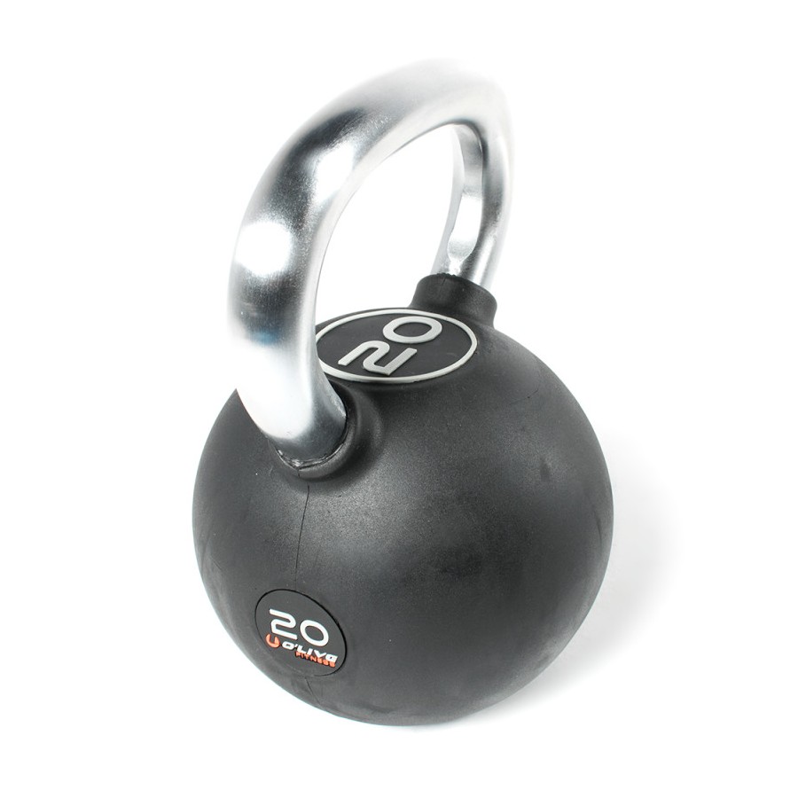 Kettlebell De Goma O'Live,20 kg
