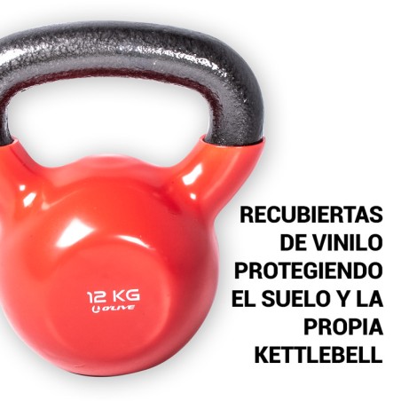 Kettlebell Vinilo O'Live,4 Kg