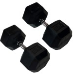 Mancuernas Hexagonales O'Live, 37.5 Kg