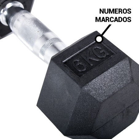 Mancuernas Hexagonales O'Live,1 Kg