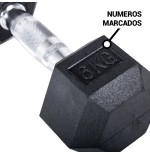 Mancuernas Hexagonales O'Live,1 Kg
